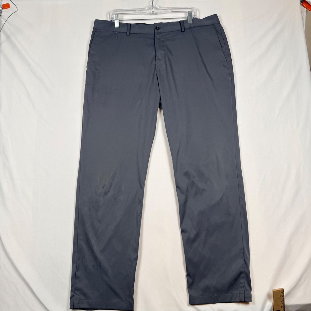 Nike Golf Dri-FIT Standard Fit Pants Mens 38x32 Charcoal Gray Athletic Trousers